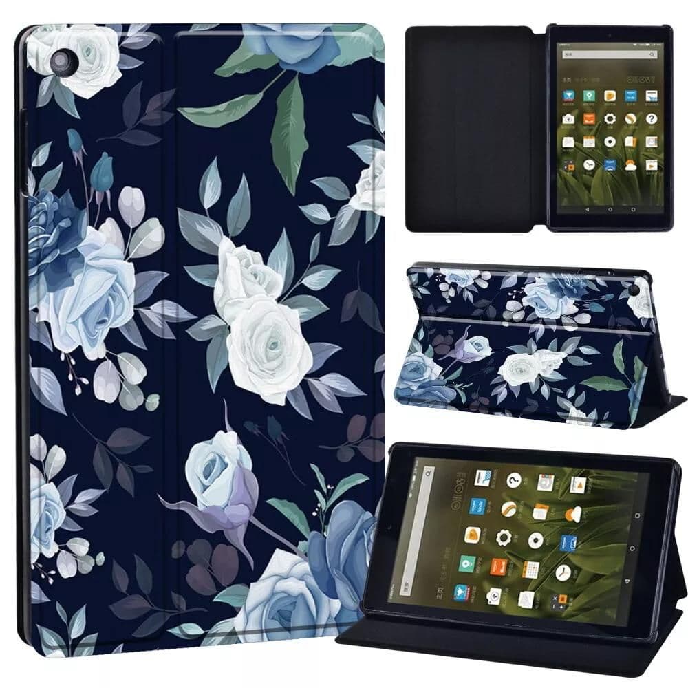 Amazon Fire Tablet Case - Midnight Flowers